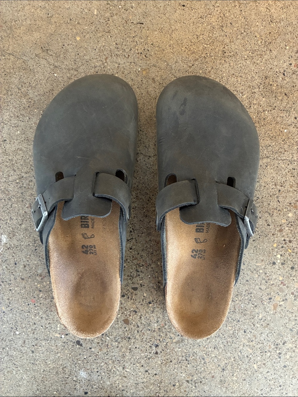 Birkenstock Men's Boston Clog in Black